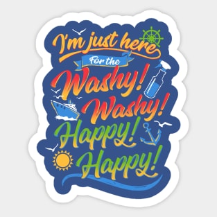 Washy Washy Cruising Tee Sticker